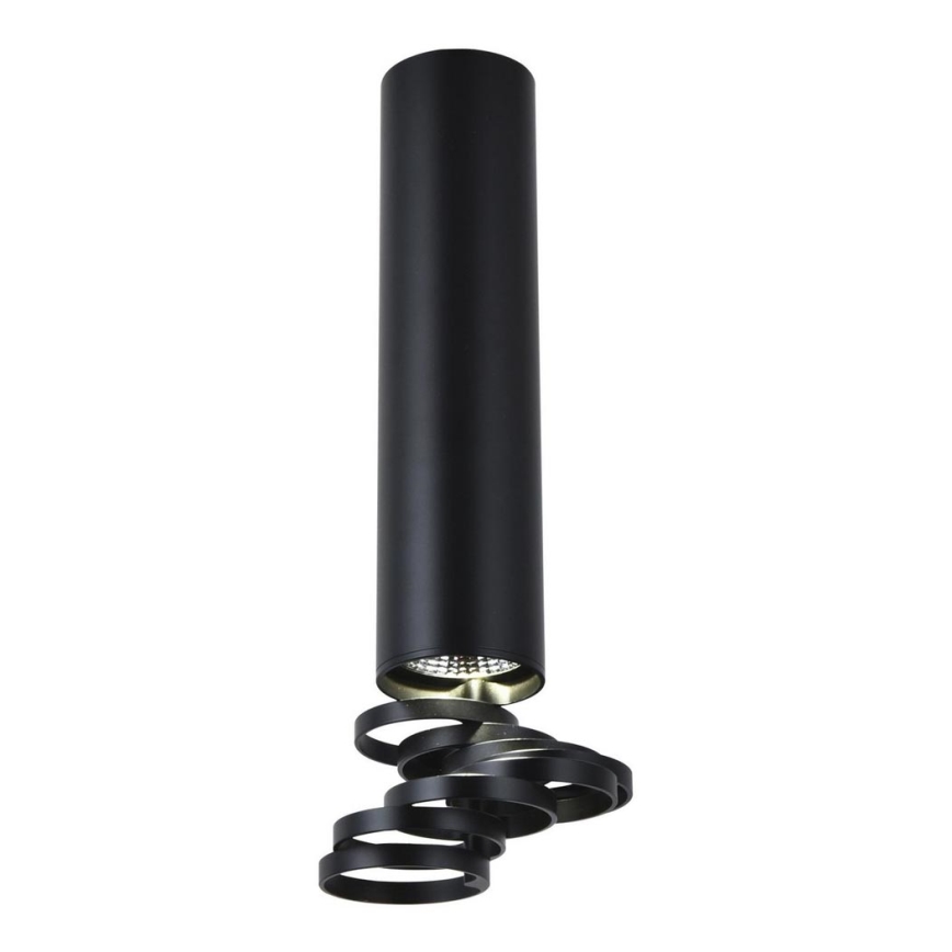 Surface-mounted chandelier TUBA 1xGU10/50W/230V black