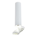 Surface-mounted chandelier TUBA 1xGU10/50W/230V white
