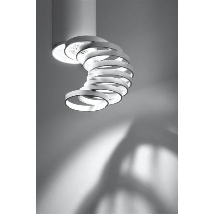 Surface-mounted chandelier TUBA 1xGU10/50W/230V white