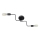 Surface-mounted chandelier TUBE 2xE27/15W/230V