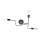 Surface-mounted chandelier TUBE 3xE27/15W/230V