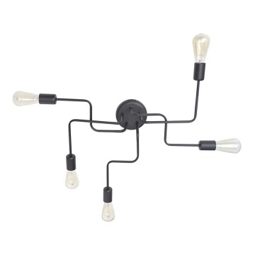 Surface-mounted chandelier TUBE 5xE27/15W/230V