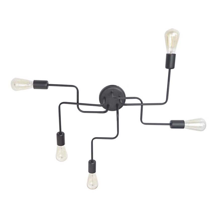 Surface-mounted chandelier TUBE 5xE27/15W/230V