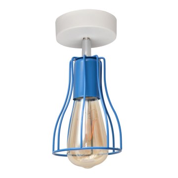 Surface-mounted chandelier TUBE II 1xE27/15W/230V blue