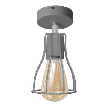 Surface-mounted chandelier TUBE II 1xE27/15W/230V grey