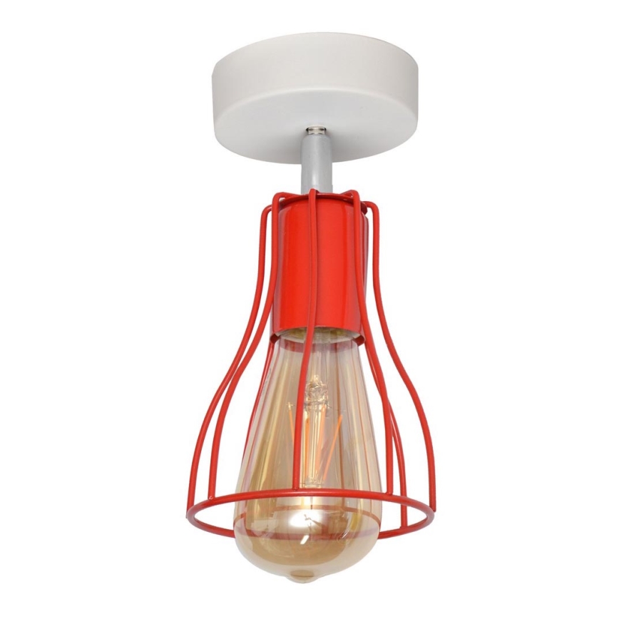 Surface-mounted chandelier TUBE II 1xE27/15W/230V red