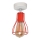 Surface-mounted chandelier TUBE II 1xE27/15W/230V red