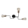 Surface-mounted chandelier TUBE II 3xE27/15W/230V black