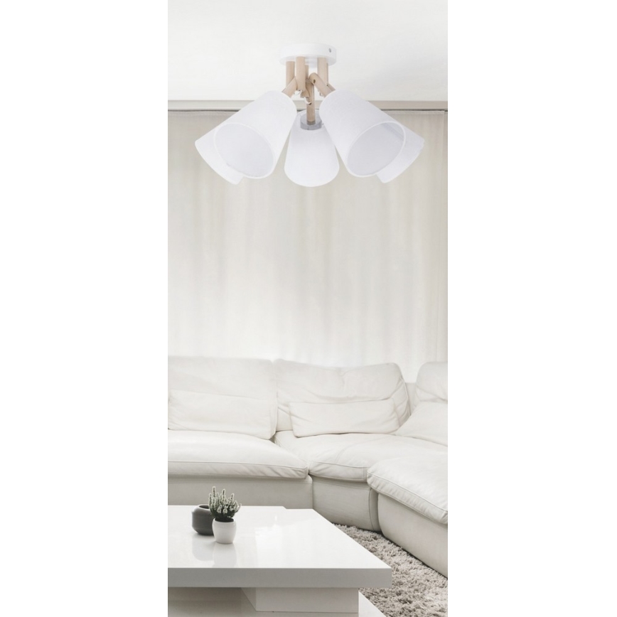 Surface-mounted chandelier VAIO 5xE27/60W/230V
