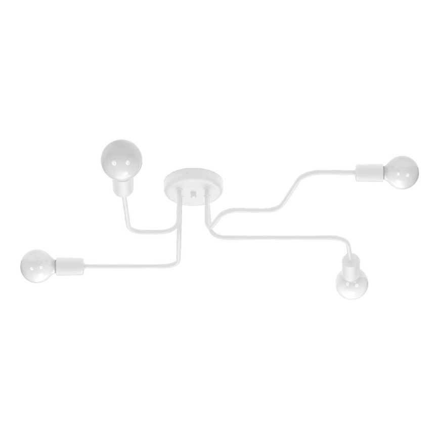 Surface-mounted chandelier VECTOR 4xE27/15W/230V white