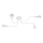 Surface-mounted chandelier VECTOR 4xE27/15W/230V white