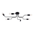 Surface-mounted chandelier VECTOR 6xE27/15W/230V black
