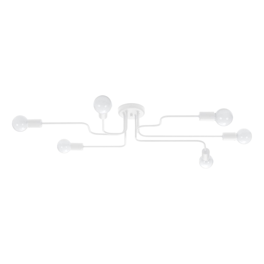 Surface-mounted chandelier VECTOR 6xE27/15W/230V white