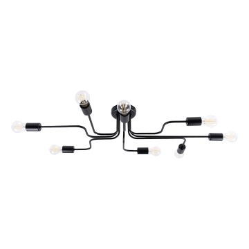 Surface-mounted chandelier VECTOR 8xE27/15W/230V black