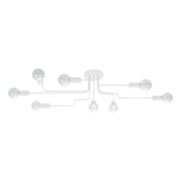 Surface-mounted chandelier VECTOR 8xE27/15W/230V white