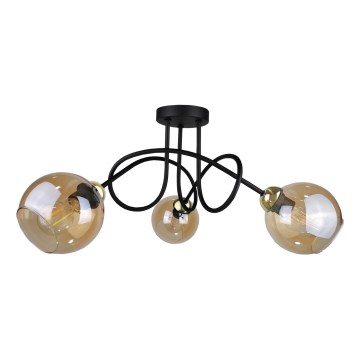 Surface-mounted chandelier VENUS GOLD 3xE27/60W/230V