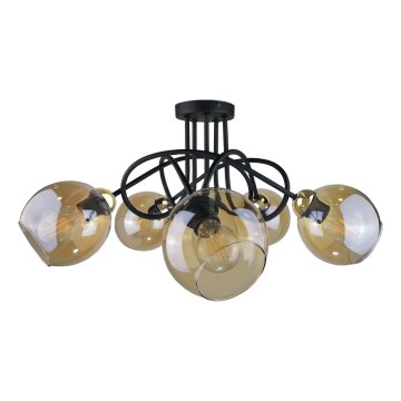 Surface-mounted chandelier VENUS GOLD 5xE27/60W/230V
