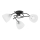 Surface-mounted chandelier VERWIL 3xE27/15W/230V black