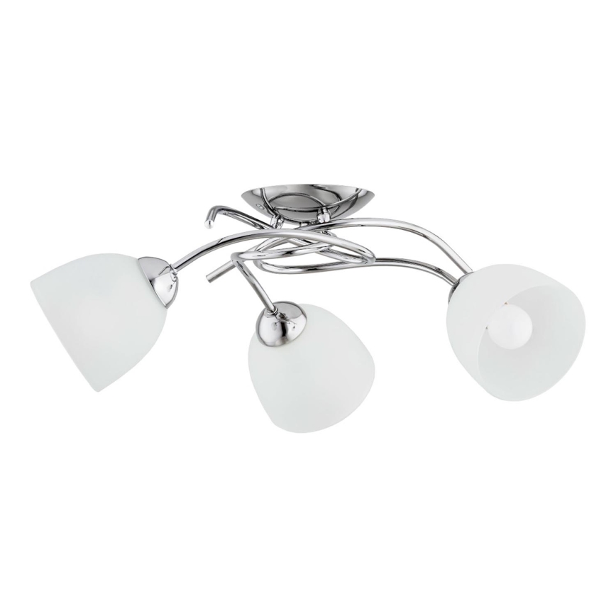 Surface-mounted chandelier VERWIL 3xE27/15W/230V shiny chrome