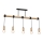 Surface-mounted chandelier VIGA 5xE27/60W/230V wood