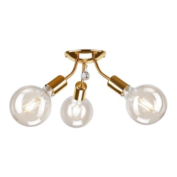 Surface-mounted chandelier VIGGO 3xE27/60W/230V gold