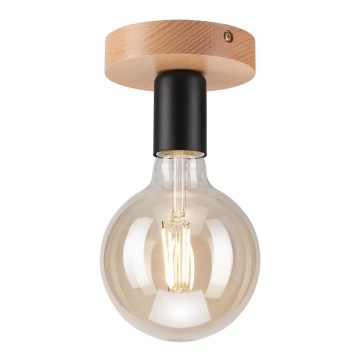 Surface-mounted chandelier VITO 1xE27/60W/230V beech