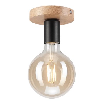 Surface-mounted chandelier VITO OAK 1xE27/60W/230V oak