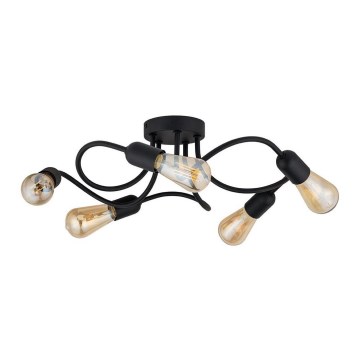 Surface-mounted chandelier WAVE 5xE27/60W/230V