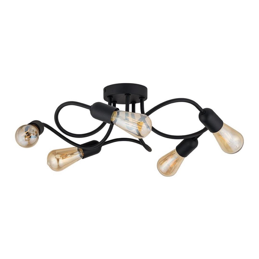 Surface-mounted chandelier WAVE 5xE27/60W/230V