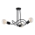 Surface-mounted chandelier WINGO 3xE27/15W/230V black