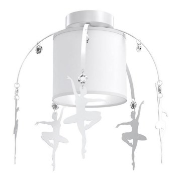 Surface-mounted children's chandelier BALLET 1xE27/60W/230V