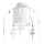 Surface-mounted children's chandelier BALLET 1xE27/60W/230V