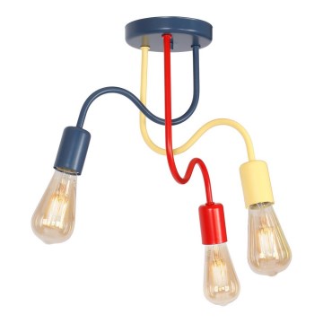 Surface-mounted children's chandelier DOW 3xE27/60W/230V