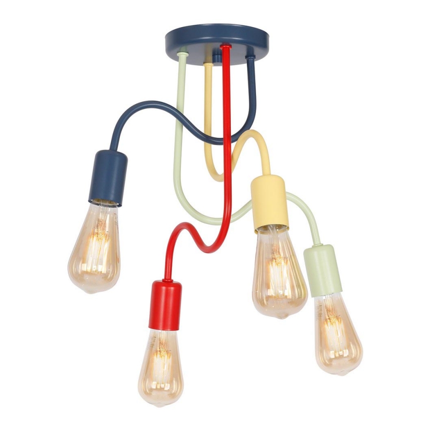 Surface-mounted children's chandelier DOW 4xE27/60W/230V