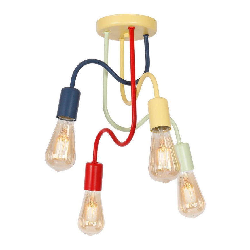 Surface-mounted children's chandelier DOW 4xE27/60W/230V