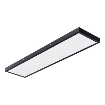 Surface-Mounted LED Panel, 60W, 230V, 30 x 120 cm, Black