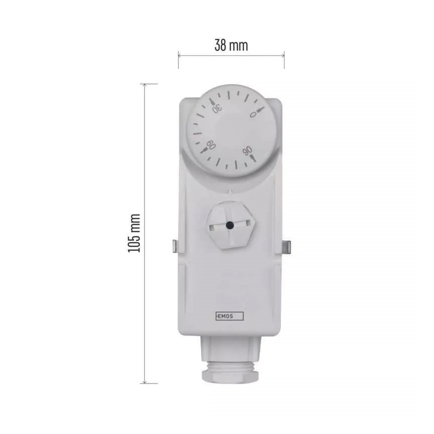 Surface-mounted thermostat 230V