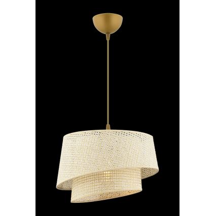 Suspended lamp BARETTE 1xE27/60W/230V cream