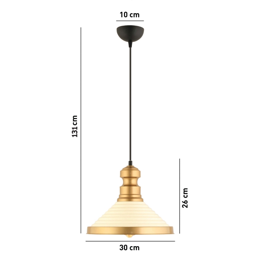 Suspended LED Light CREMONA LED/5W/230V 3000K Gold