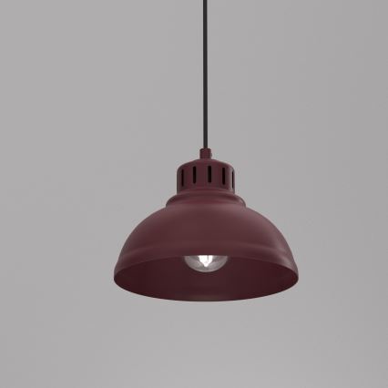 SVEN Burgundy Cable Pendant Light – 1× E27 (15 W), 230 V