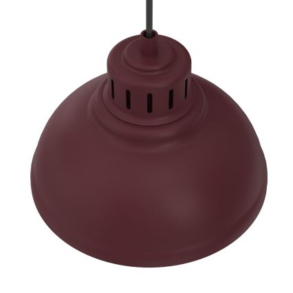 SVEN Cable-hung Pendant, 2× E27 (max. 15W), 230V — Burgundy