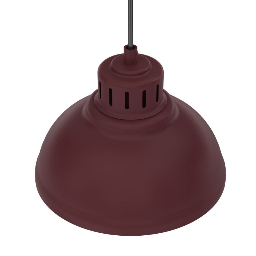 SVEN cable-hung pendant light 3xE27/15W/230V burgundy