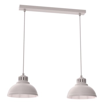 SVEN cable pendant light 2xE27/15W/230V cream