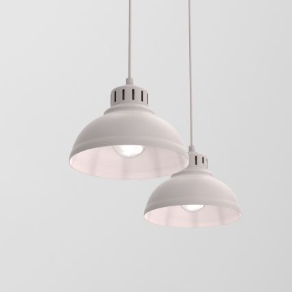 SVEN cable pendant light 2xE27/15W/230V cream