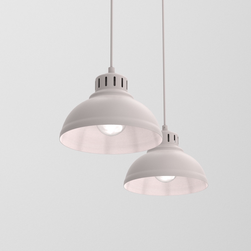 SVEN cable pendant light 2xE27/15W/230V cream