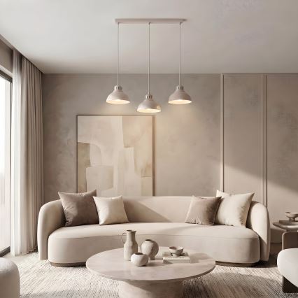 SVEN Cable Pendant Light 3xE27/15W/230V Cream