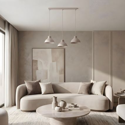 SVEN Cable Pendant Light 3xE27/15W/230V Cream