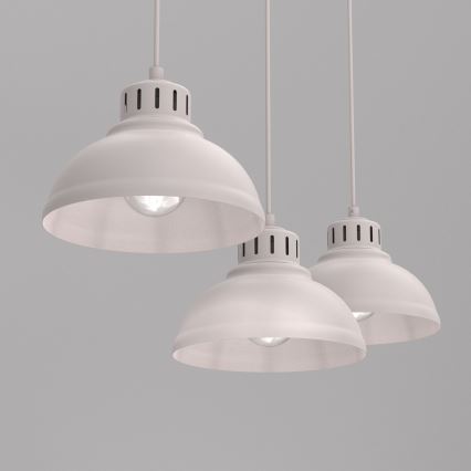 SVEN Cable Pendant Light 3xE27/15W/230V Cream
