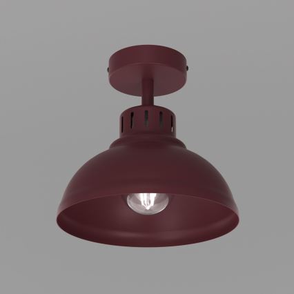 SVEN Ceiling Light, 1× E27 (max. 15 W), 230 V, Ø 21 cm — Burgundy