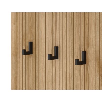 SVEN Entryway Wall Unit with Mirror, Brown/Graphite